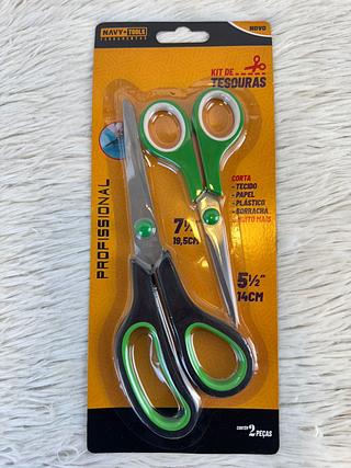 KIT DE TESOURAS 2 UNIDADES NAVY+PRO
