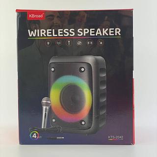 CAIXA DE SOM WIRELESS SPEAKER 4INCH KBROAD