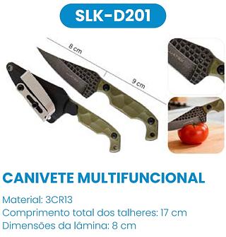 CANIVETE MULTIFUNCIONAL 3CR13 17CM LUATEK