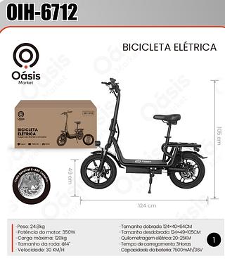 BICICLETA ELETRICA OÁSIS MARKET