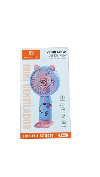 MINI VENTILADOR PORTATIL USB DE MESA HMASTON
