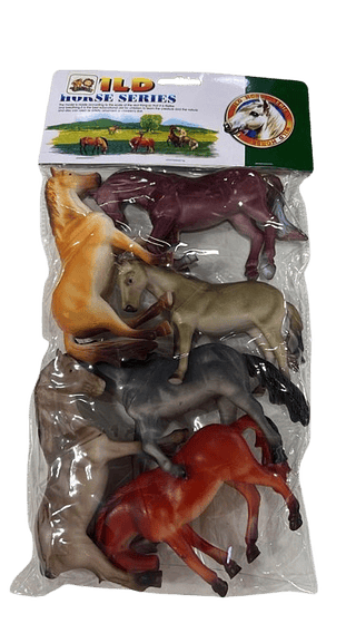 CONJUNTO DE BRINQUEDOS DE CAVALOS TZC KIDS