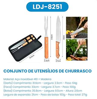 KIT DE CHURRASCO LUATEK