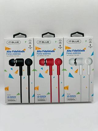 FONE ESTEREO ALTA FIDELIDADE IT BLUE