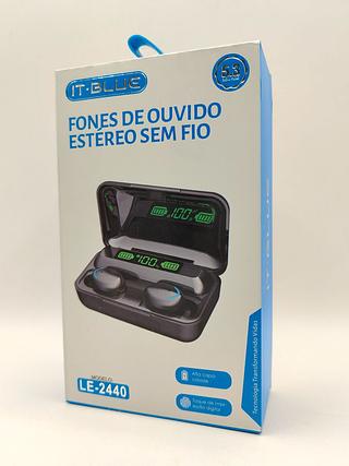 FONE DE OUVIDO ESTEREO SEM FIO 5.3 ITBLUE