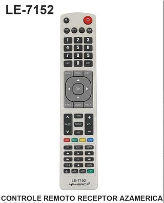 CONTROLE REMOTO RECEPTOR AZAMERICA LELONG