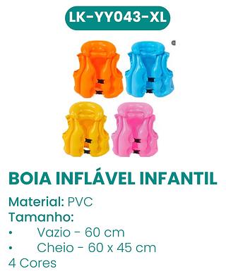 BOIA INFLAVEL PARA CRIANÇAS LUATEK