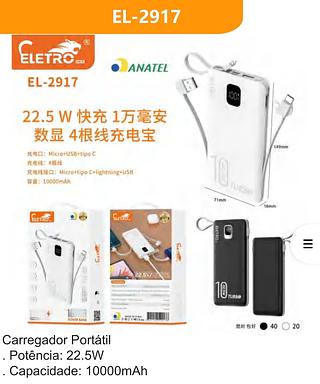 POWER BANK TURBO 22.5W 10000MAH ELETROMEX