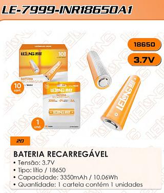 BATERIA RECARREGAVEL 3350MAH LELONG MAX