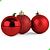 ENFEITE DE NATAL BOLAS DE ÁRVORE COM 8 PEÇAS OÁSIS MARKET