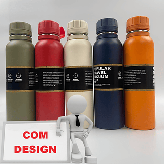 GARRAFA TERMICA POPULAR TRAVEL VACCUM CUP 1000ML（COM DESIGN）