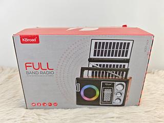 FULL BAND RADIO FM AM SW RADIO/USB/SOLAR ENERGY KBROAD
