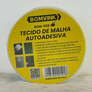 TECIDO DE MALHA AUTOADESIVA 5CMX45M BOMVINK