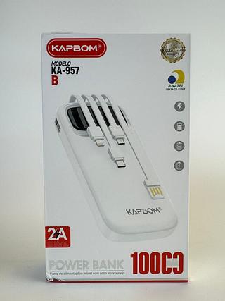 POWER BANK FONTE DE ALIMENTAÇÃO FD 22.5W 10000MAH KAPBOM