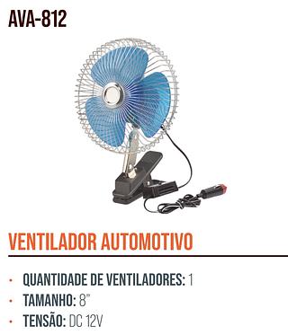 VENTILADOR AUTOMOTIVO DC 12V AIKER