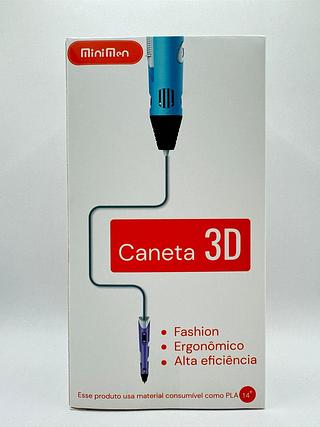 CANETA 3D FASHION ECONOMICA ALTA EFICIENCIA MINIMEN