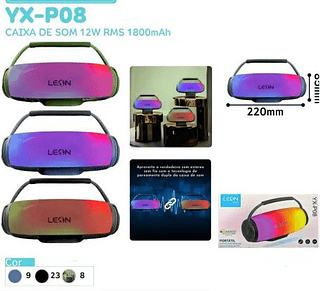 CAIXA DE SOM LEON