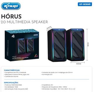 HÓRUS 2.0 MULTIMEDIA SPEAKER LED LIGHTING KNUP