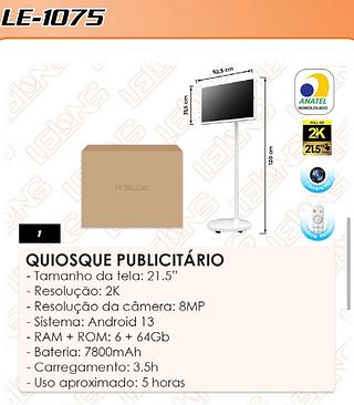 TELA SMART INTERATIVA FULL HD IT-BLUE