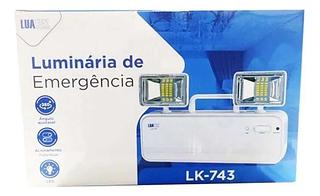 LUMINARIA DE EMERGENCIA 8W LED LUATEK