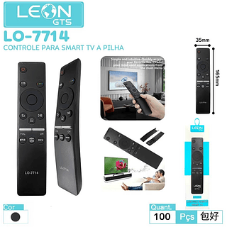 CONTROLE REMOTO SAMSUNG LCD SMART/4K/NETFLIX/PRIME VIDEO LEON/LELONG