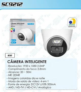 CAMERA HIBRIDA AHD HD-TVI HD-CVI ANALOGICO IT-BLUE