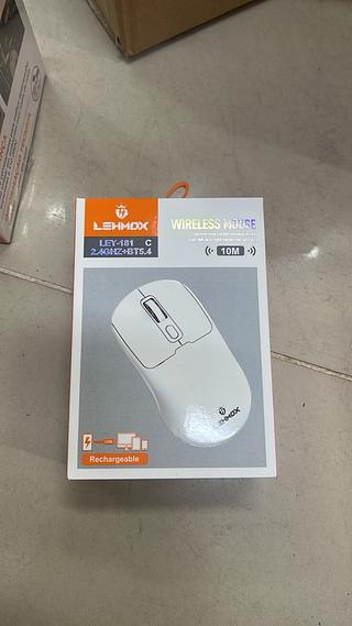 WIRELESS MOUSE 2.4GHZ+BT5.4 10M RECARREGAVEL LEHMOX