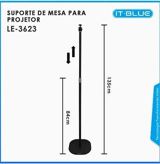 SUPORTE DE MESA PARA PROJETOR IT-BLUE