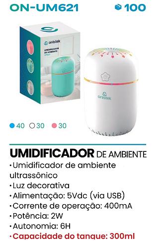 UMIDIFICADOR DE AMBIENTE ONISTEK