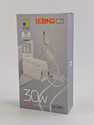 CARREGADOR TURBO 3.1A 30W PD MICRO LELONG