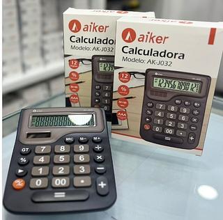 CALCULADORA DIGITAL 12 DIGITOS M+M- MRC AIKER