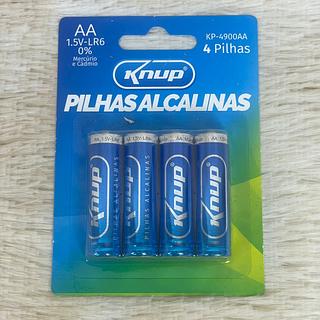 4 PILHAS ALCALINAS KNUP