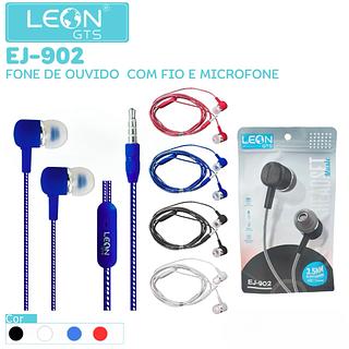 FONE DE OUVIDO ESTEREO JACK DE PORTA DE 3.5MM LEON GTS