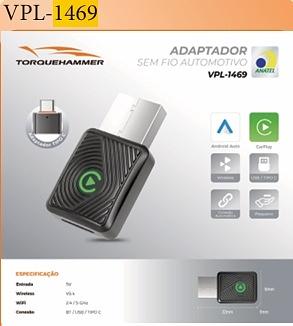 ADAPTADOR SEM FIO AUTOMOTIVO TIPO C TORQUEHAMMER