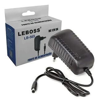 FONTE DE ALIMENTAÇÃO DC 12V 3A LEBOSS
