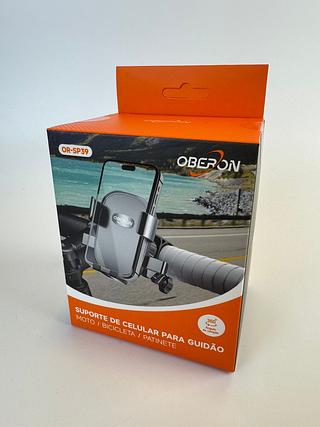 SUPORTE DE CELULAR PARA GUIDÃO MOTO/BICICLETA/PATINETE OBERON