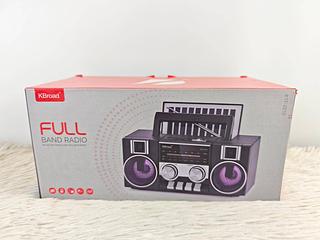 RADIO FM-AM SW SOLAR ENERGY USB WIRELESS KBROAD