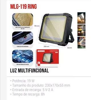 LUZ MULTIFUNCIONAL ACAMPAMENTO AO AR LIVRE TOMATE