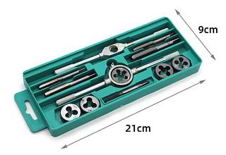 JEUX DE TARAUDS ET FILIERES, 12PCS.