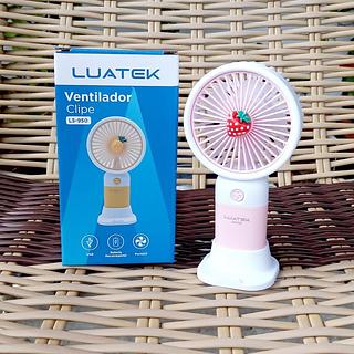 MINI VENTILADOR CLIPE USB RECARREGAVEL LUATEK