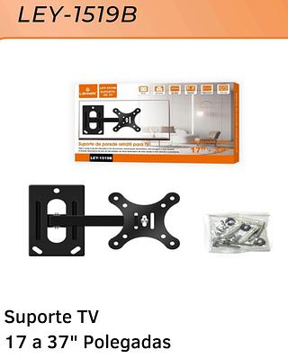 SUPORTE DE PAREDE RETRATIL PATA TV 17-37 POLEGADAS LEHMOX