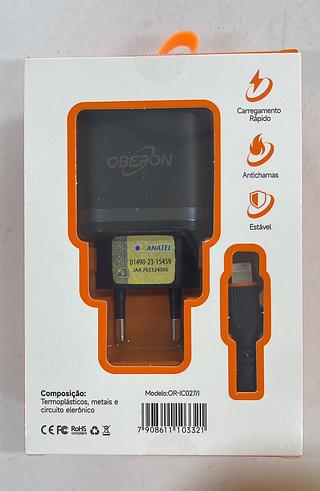 CARREGADOR INTELIGENTE PLUG-IN 20W QC3.0 PD OBERON