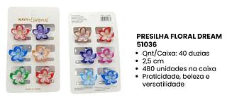 MINI PIRANHAS DE FLOR PARA CABELO (PACOTE) NAVY+ESSENCIAL