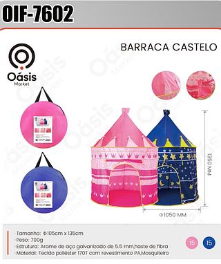 BARRACA CASTELO 105CM X 135CM OÁSIS MARKET