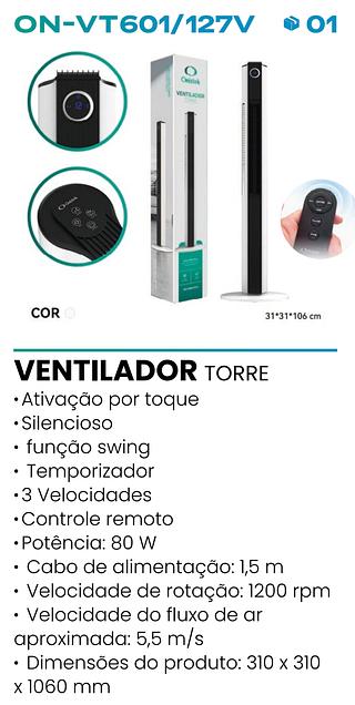 VENTILADOR TORRE ONISTEK