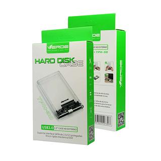 CASE HARD DISK USB3.0 2.5HD EXTERNO VERDE