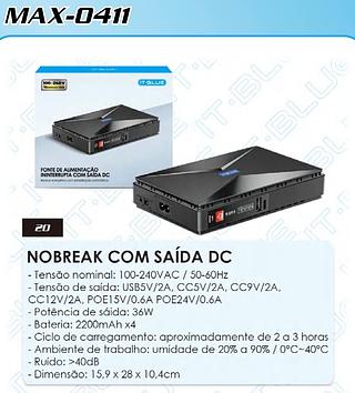 FONTE DE ALIMENTAÇÃO ININTERRUPTA COM SAIDA DC 100-240V IT-BLUE
