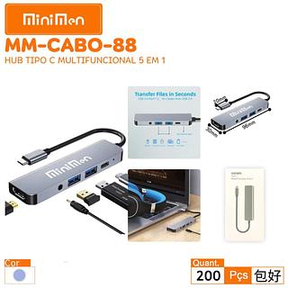 MULTIFUNCTION ADAPTER USB-C TO HDTV+SD/TF+USB3.0+PD