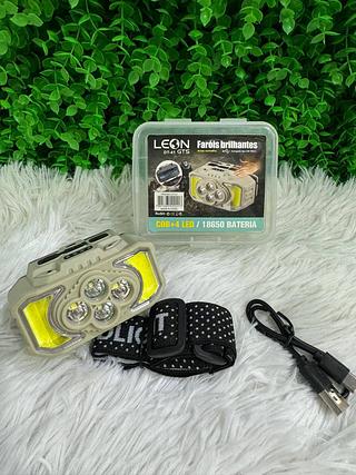 LANTERNA FAROIS BRILHANTES COB+LED LEON GTS