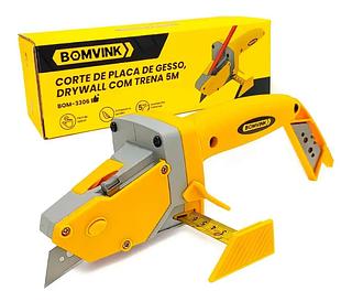 CORTE DE PLACA DE GESSO, DRYWALL COM TRENA 5M BOMVINK